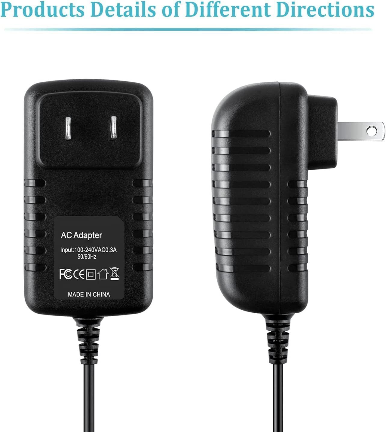 12V Power Cord for Donner DEP-80 DEP-20 DEP-20S DEP-10 DEP-45 88 Key Digital Keyboard Piano, UL List 12V Power Cord for Donner DEP-80 DEP-20 DEP-20S DEP-10 DEP-45 88 Key Digital Keyboard Piano, UL List